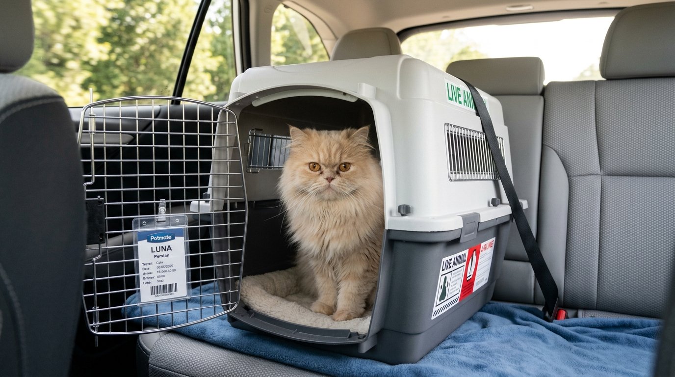Dokumentasi Pengiriman Kucing Persia Bandung ke Jakarta via Pet Travel AC Door to Door